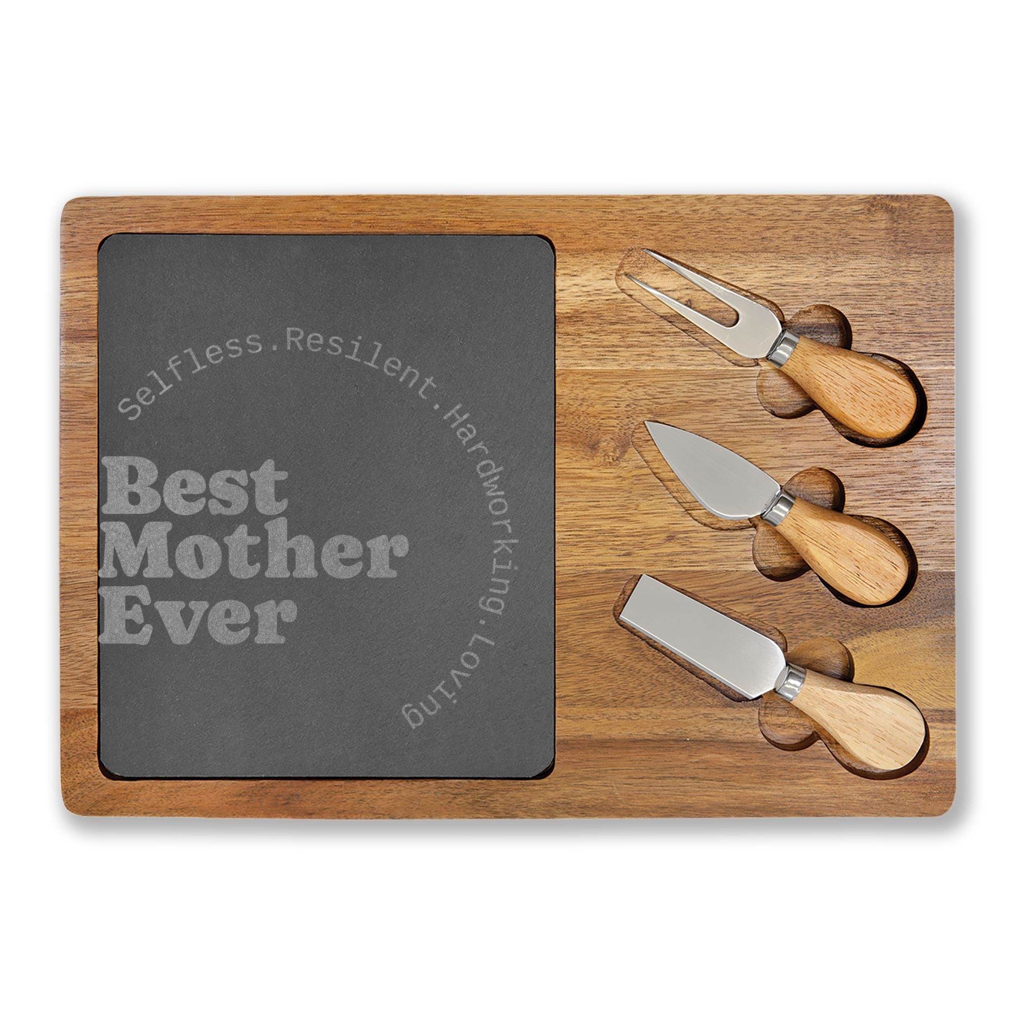 Personalized Charcuterie Board — Custom Engraved Mother’s Gift